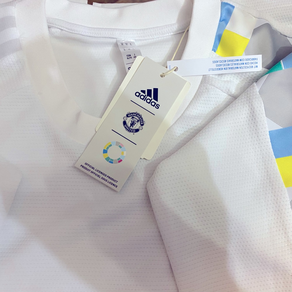🏴󠁧󠁢󠁥󠁮󠁧󠁿 Manchester United x Peter Saville Long Sleeve Adidas Jersey. - Picture 9 of 13
